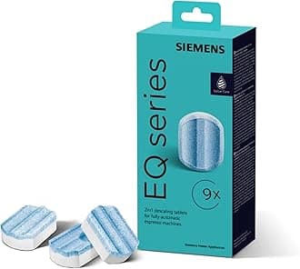 Siemens Multipack TZ80032A, 3 x 3 descaling tablets, protects against corrosion, for fully automatic coffee machines of the EQ series, white