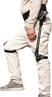 Bionic Power Walking Aid, Exoskeleton Assistance for Walking, Stroke Hemiplegia Lower Limb Training Device, 3 Level Adjustable Strength, for Elderly People with Limited Mobility