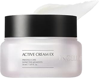 Incellderm Active Cream 50ml - Strengthen Skin Barrier, Plant Stem Cell, Intense Moisturizing, All Skin Types, K-Beauty, Made in Korea
