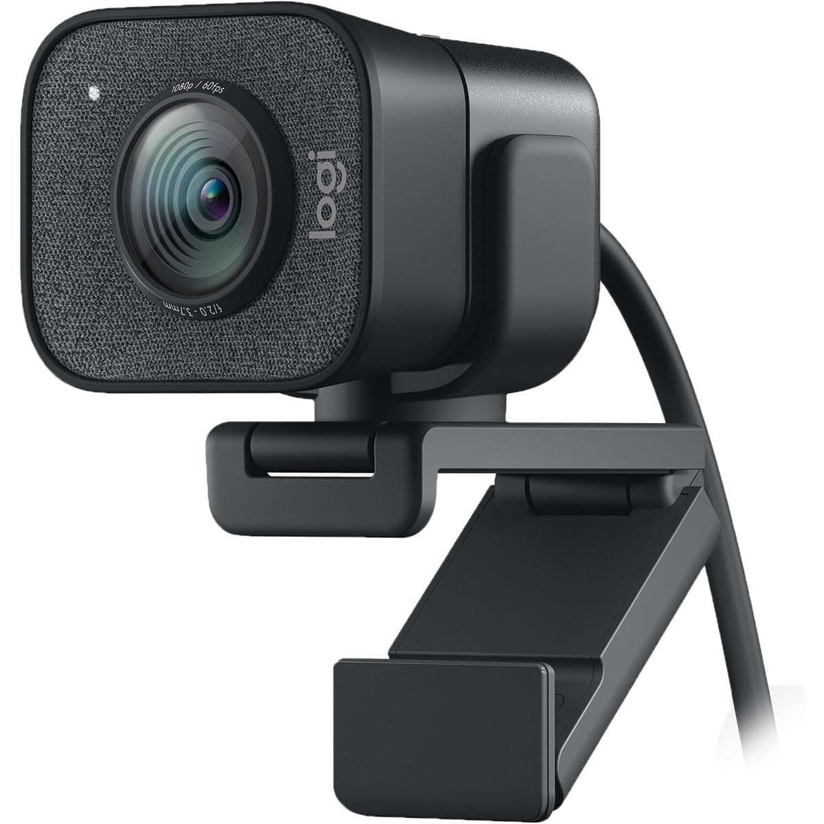 StreamCam Plus Webcam with Tripod Mount (Graphite)