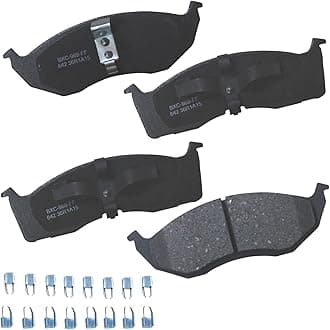 Bendix Premium SBC642 Ceramic Front Brake Pads for Chrysler Neon 1997-1995, Dodge Neon 1999-1995, Plymouth Neon 1999-1995