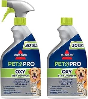 PET PRO OXY Stain Destroyer for Carpet and Upholstery, 22 oz, 2 pack, 17739