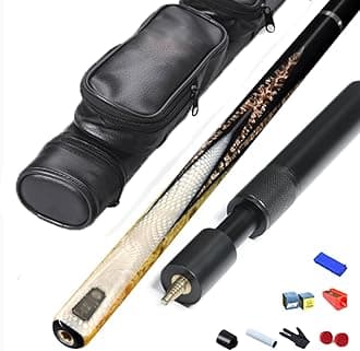 Pool cue Pool cue Stick Billiard cue Sticks 3/4 Split Chinese Style Black Eight American Nine-cue Billiard cue 10MM11.5MM(Color:1,Size:10MM)