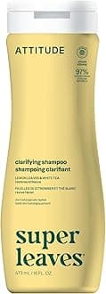 – Clarifying Hair Shampoo, EWG Verified, Restores Shine, Naturally Derived Ingredients, Vegan and Plant Based, Lemon Leaves and White Tea, 473 mL