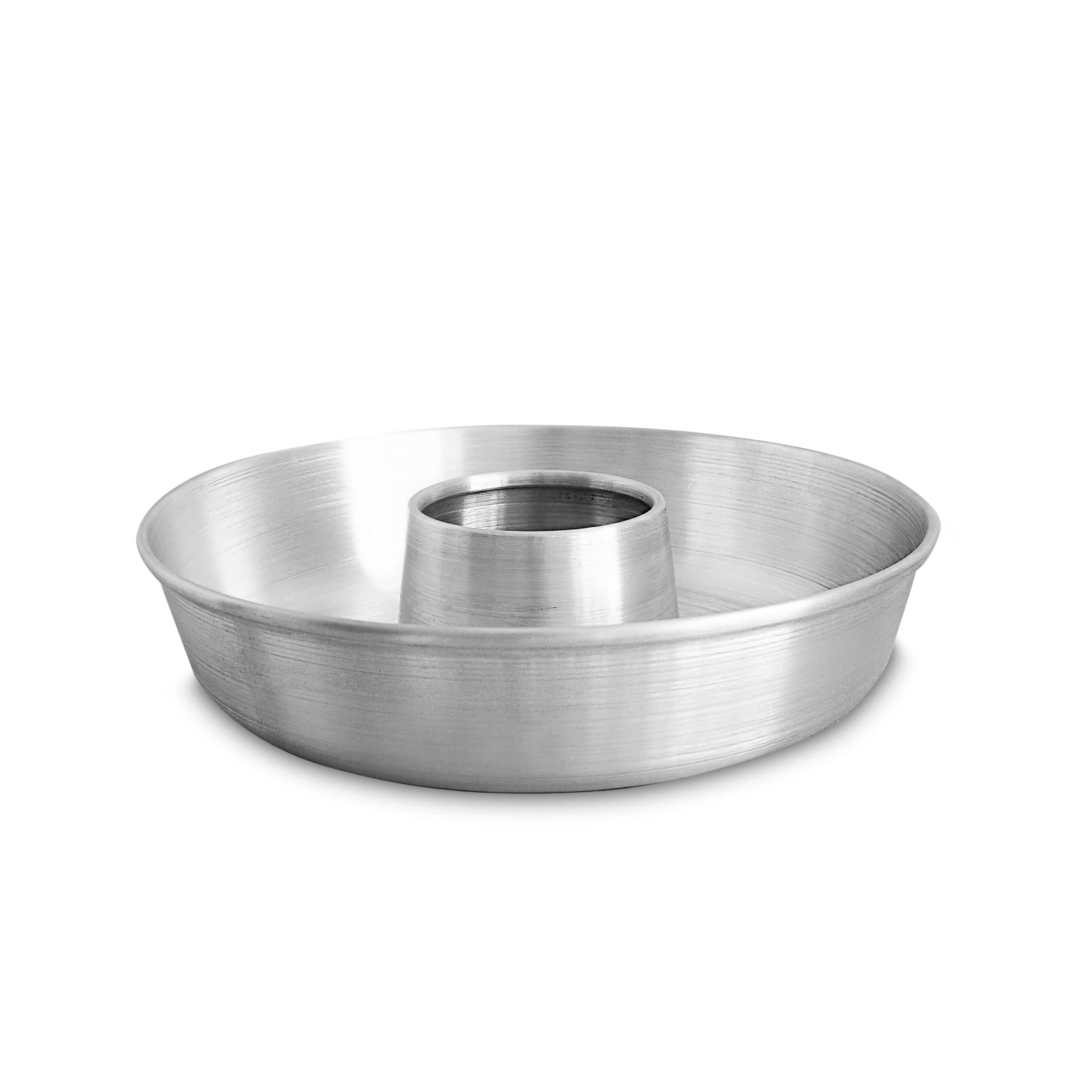 GLOBE ROCKET Aluminum Ring Cake Pan (8 in) - Ring Mold Pan - Fluted Tube Pans for Baking Pound Cake - Flan Molds for Baking - Molde para Flan - Molde para Chocoflan - Moldes para Pasteles