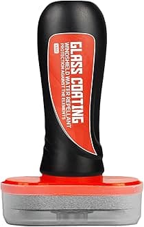Windshield Cleaner, Glass Coating for Windshield, Windshield Hydrophobic, Improves Visibility for Enhancing The Visual Effects of Automotive Windshields, Automotive Oil Film Cleaning Brush
