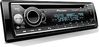 DEH-S7200BHS Audio CD Receiver and Bluetooth Car Stereo - Single Din, Amazon Alexa, HD Radio and Enhanced Audio Functions