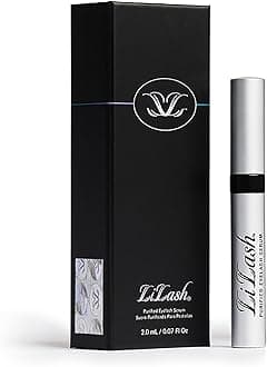 Purified Eyelash Serum to Grow Longer & Fuller-Looking Lashes - Eyelash Growth Enhancer, Safe for Use with Contacts, Lash Extensions, Sensitive Eyes - Vegan & Cruelty-free (2mL, 90-Day Supply)