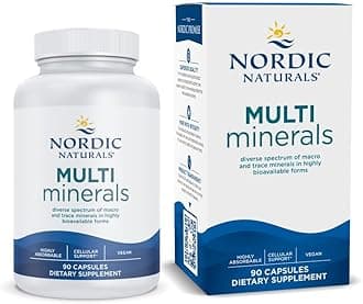 Nordic Naturals Multi Minerals, Unflavored - 90 Capsules - 11 Essential Minerals - Optimal Health & Wellness - Certified Vegan - Non-GMO - 30 Servings