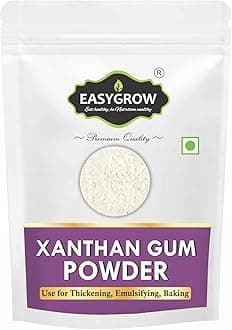 Easygrow Xanthan Gum Powder - 100 gm for Baking and Thickening Sauces 100% Natural Perfect for Gluten-Free Baking, Cooking, Xanthan Gum Powder for Gravies & Shakes (100 gm)