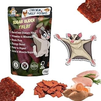 Chicken & Sweet Potato Suger Glider Treat | Protein Rich | Fiber Rich | Crunchy Healthy Snacks | 75g