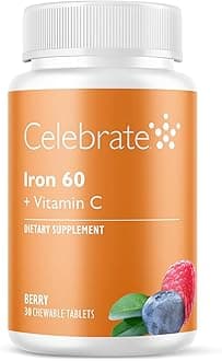 Iron + C 60 mg chewable - Berry - 30 Count