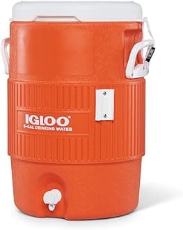 Igloo Water jug, Polypropylene, White, 18.9 Liter | High-Performance Insulated Cooler for Outdoor Adventures | Durable, Portable & Keeps Ice Longer