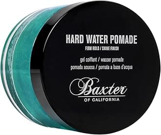 Hard Water Pomade for Men | Shine Finish | Firm Hold | Hair Pomade
