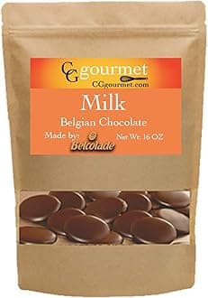Belcolade Belgian Baking Milk Chocolate Discs - Lait Selection 33% - 16 OZ - 1LB