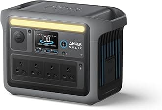 SOLIX C1000 Portable Power Station, 1800W (Peak 2400W) Solar Generator, Full Charge in 58 Min, 1056wh LiFePO4 Battery for Home Backup, Power Outages, and Outdoor Camping (Optional Solar Panel)