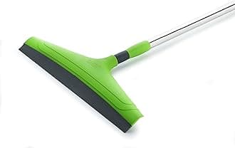 Multipurpose Adjustable Stick Telescopic Handle Floor Squeegee Plastic Wiper for Cleaning Surface/Kitchen/Terrace - 16 Inch (40 CM)
