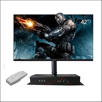 Audiovan Motorization TV Bracket 180 Degree Rotation with Wireless Remote and Switch Control Tv Lift 180 Degree Screen Fit 32-75 Inch