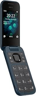 2660 Flip 4G Volte keypad Phone with Dual SIM, Dual Screen, inbuilt MP3 Player & Wireless FM Radio | 1 Year Replacement Guarantee | Blue