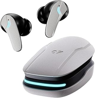 - GOBOULT Astra Neo Bluetooth in Ear Earbuds with 70H Playtime, 40mm Bass Driver, Zen ENC Mic, Type-C Fast Charging, 4EQ Modes, Bluetooth 5.4, Low Latency Gaming, Wireless Earbuds (White)