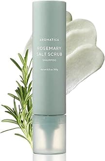 Rosemary Salt Scrub Shampoo - Hair Loss Korean Scalp Detox Shampoo with Rosemary Scalp Oil | Scalp Exfoliator with Salt Scrub for Oily Scalp | Sulfate Free, Silicone Free (10.5 oz / 300g)