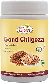 Harc Herbal Canada Health Choice Gond Chilgoza|A Natural Product,With The Goodness Of Chilgoza(Pine Nuts)|100G + 20G Extra-Pack Of 1