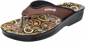 Aerosoft Women's Black Flip-Flops (862)