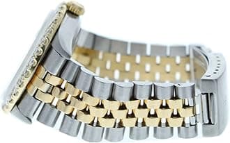 Rolex Datejust 36mm Watch 16233 Custom Silver Diamond Dial & 3CT Diamond Bezel (Preowned)