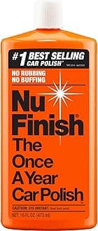 Nu Finish Liquid Car Polish, Better Than Wax, 16 fl oz, White