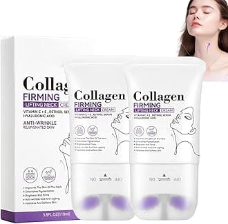 Neck Collagen Cream, Collagen Firming Lifting Neck Cream, Neck Firming Tightening Cream, Anti-Aging Neck Cream for Tightening and Wrinkles on Neck, Firming & Hydrating With Collagen (2)