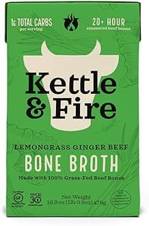 Kettle And Fire Bone Broth Lmngrs Gngr 16.9 FO
