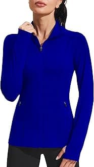 PINSPARK Women's Athletic Jackets Slim Fit Workout Jacket Full Zip Up Running Gym Yoga Sports Tops with Pockets