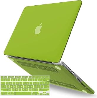 IBENZER MacBook Pro 13 Inch Case 2015 2014 2013 end 2012 A1502 A1425, Hard Shell Case with Keyboard Cover for Old Version Apple Mac Pro Retina 13, Avocado Green, R13AVGN+1