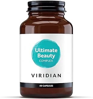 Viridian - Ultimate Beauty Skin, Hair & Nails Complex - 60 Caps | Blend of Vitamins, Minerals & Phytonutrients | Healthy Skin, Hair & Nails | with Biotin & Selenium | Nutritionist Formulated