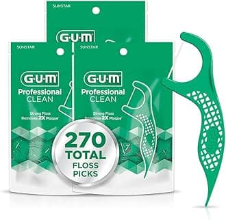 G-U-M Professional Clean Flossers, Mint 90 ea (PACK OF 3)