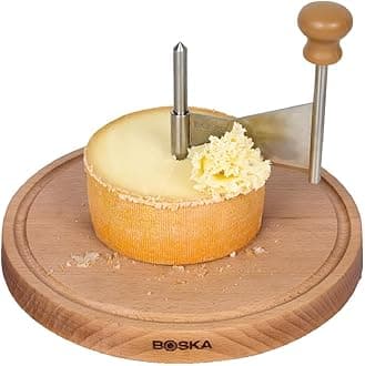 Cheese Curler Amigo - The Original with 10-year Warranty - Cheese Wheel for i.a. Tete de Moine, Girolle & Chocolate - Cheese Shaver made of Stainless Steel