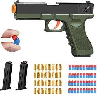 Toy Gun Pistols,Toy Guns with Soft Bullets - Perfect Toy for Kids and Adults of All Ages(Green)