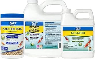 APIPond ECOFIX Sludge Destroyer Pond Cleaner and Sludge Remover with Natural Bacteria 16-Ounce Bottle Bundle Pack 603N
