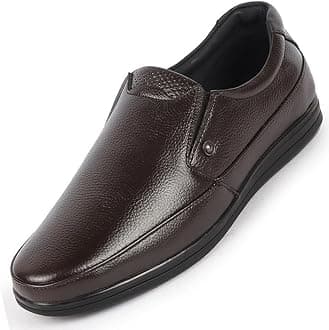 FAUSTOMen Leather Formal Pull-On Shoes
