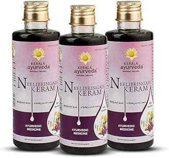 KERALA ayurveda Neelibringadi Keram - Pack of 3