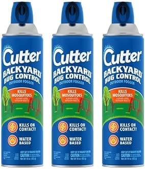 Backyard Bug Control Outdoor Fogger, Kills Mosquitoes, Fleas & Listed Ants, 16 Ounce, 3 Pack