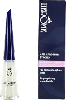 Herome Cosmetics - Nail Strengthener Strong, Nail Growth Treatment for Weak and Brittle Nails, Nail Care Essential, Nail Repair Must-Have, 10 ml