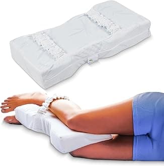 - Back Support Systems Knee-T Leg Pillow Patented | High Resiliency Medical Quality Polyurethane Foam | Knee Pillow for Sleeping, Back Pain Relief, Hip and Sciatica Pain for Side Sleepers (Standard)