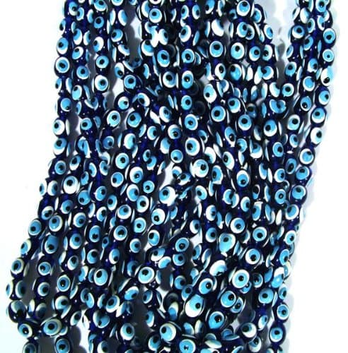 Evil Eye Bead 'Oval - Small' (500 Pcs)