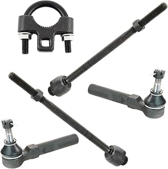 TRQ Front Tie Rod Set Compatible with 1999-2006 Chevrolet Silverado 1500 2007 Silverado 1500 Classic GMC Sierra 1500 Sierra 1500 Classic