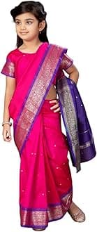 AarikaGirl's Plain Silk Saree