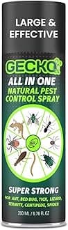 Gecko Pest Control & Insect Repellent Spray For Rat Cockroach, Lizard, Ant, Termite, Bed Bugs, Spider, Fly, Centipede, Mouse, Bed Bugs 100% Natural | No Kill Just Repel Easy To Use Non-Toxic (200Ml) |