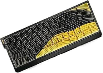 Wooting 60HE Custom Magnetic Mechanical Gaming Keyboard Wired Lightweight PBT Keycap Compatible With Electronic Sports And Laptop Gaming(Wooting60HE Yellow)