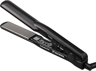 Eagle Fortress Flat Iron Hair Straightener for Women, Hair Crimper 1 Inch with Ceramic Coating, Digital Display, 3 Temp Settings