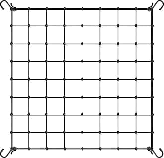 VIVOSUN Garden Netting 120 x 120 cm, Elastic Trellis Net with 4 Hooks for Climbing Plants Vegetables Fruits and Flowers